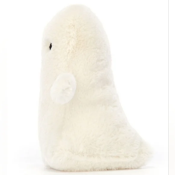 Jellycat Ooky Ghost Soft & Plush 5.5x4.7x3.5" NWT - Picture 2 of 7